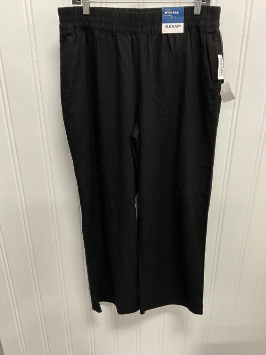 Pants Wide Leg By Old Navy In Black, Size: L