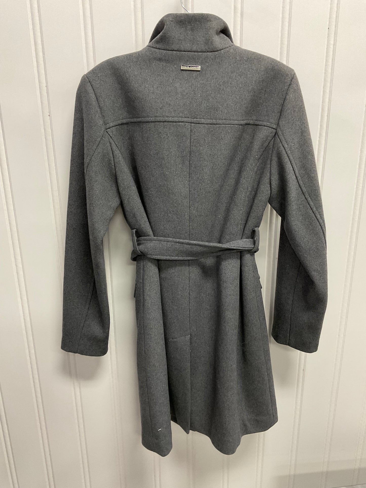 Coat Wool By Vince Camuto In Grey, Size: S