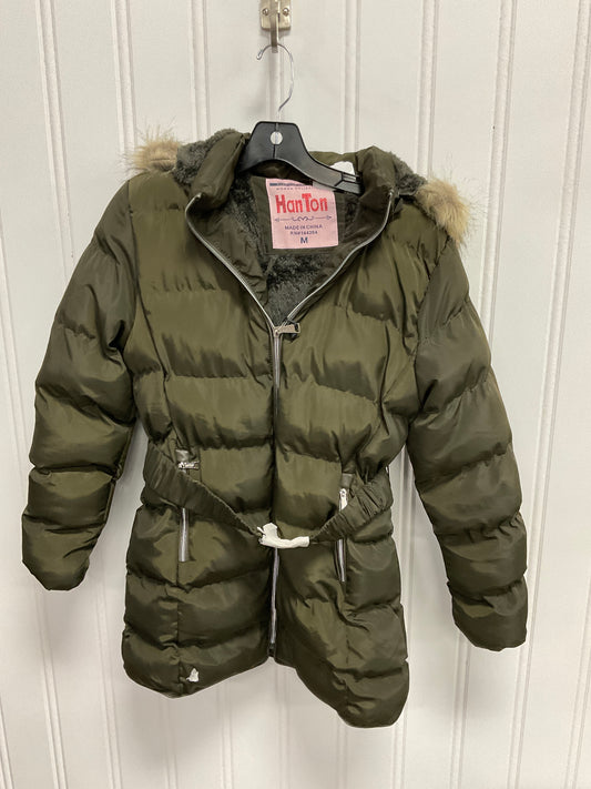 Coat Puffer & Quilted By Cmb In Green, Size: M