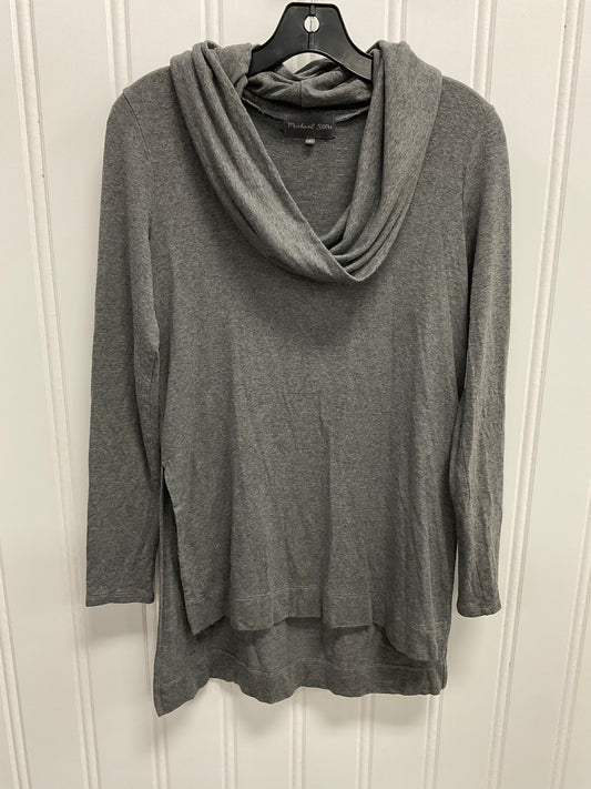 Top Long Sleeve By Michael Stars In Grey, Size: S