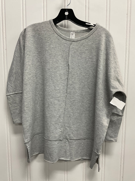 Top Long Sleeve Basic By Spanx In Grey, Size: Xs