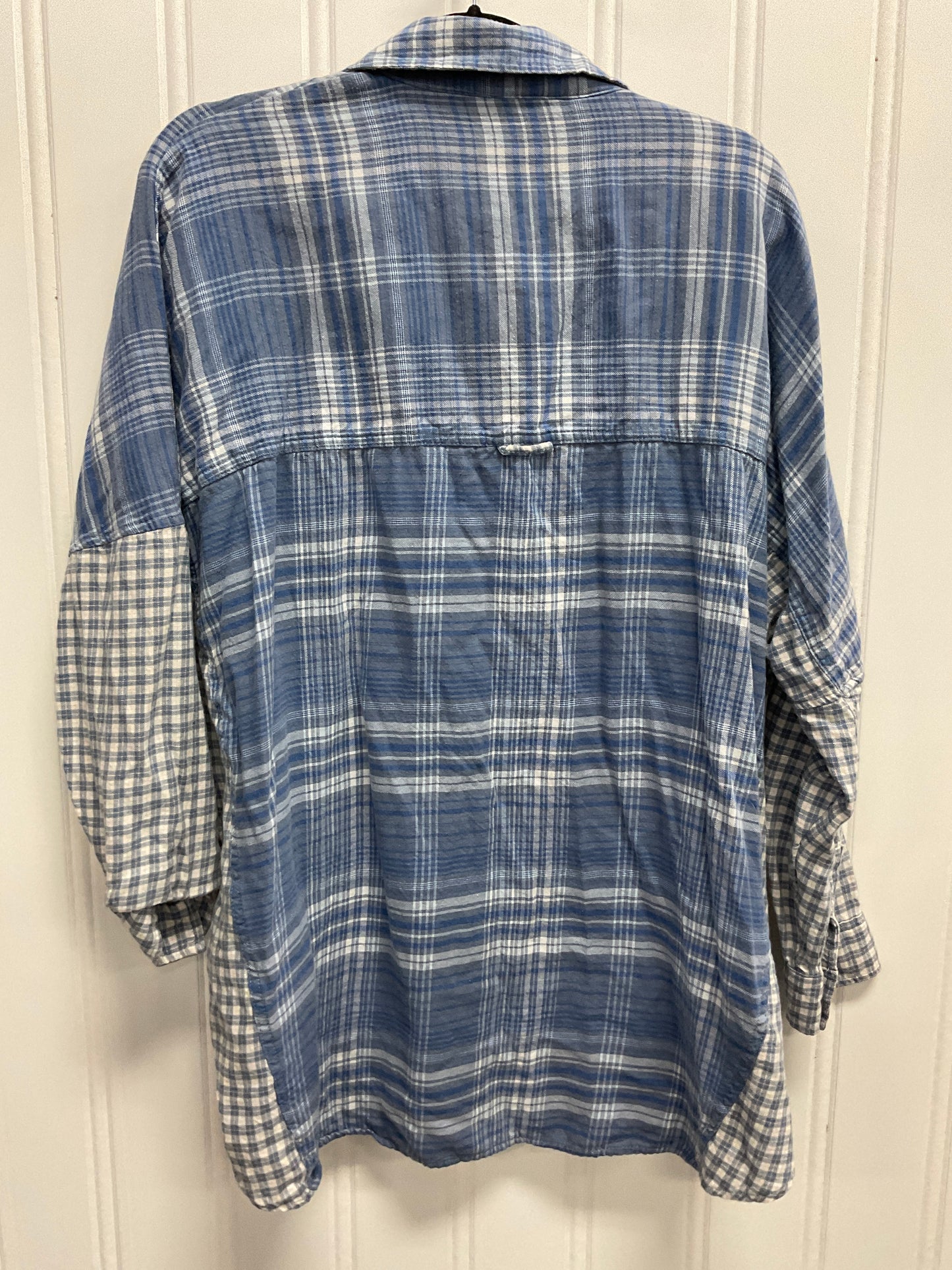 Top Long Sleeve By American Eagle In Blue, Size: M