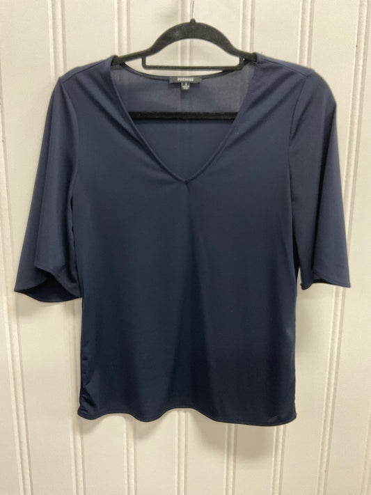 Top Long Sleeve Basic By Premise In Navy, Size: S