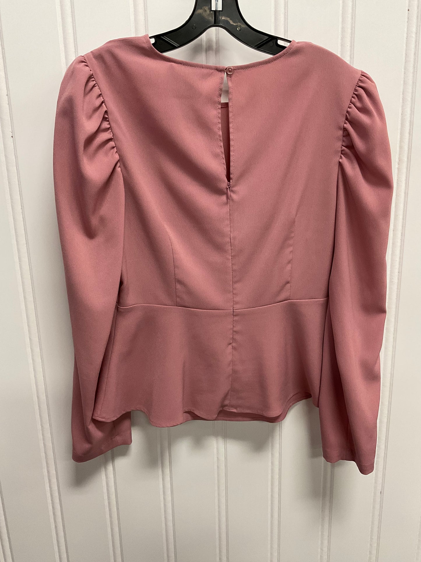 Top Long Sleeve By Express In Pink, Size: S