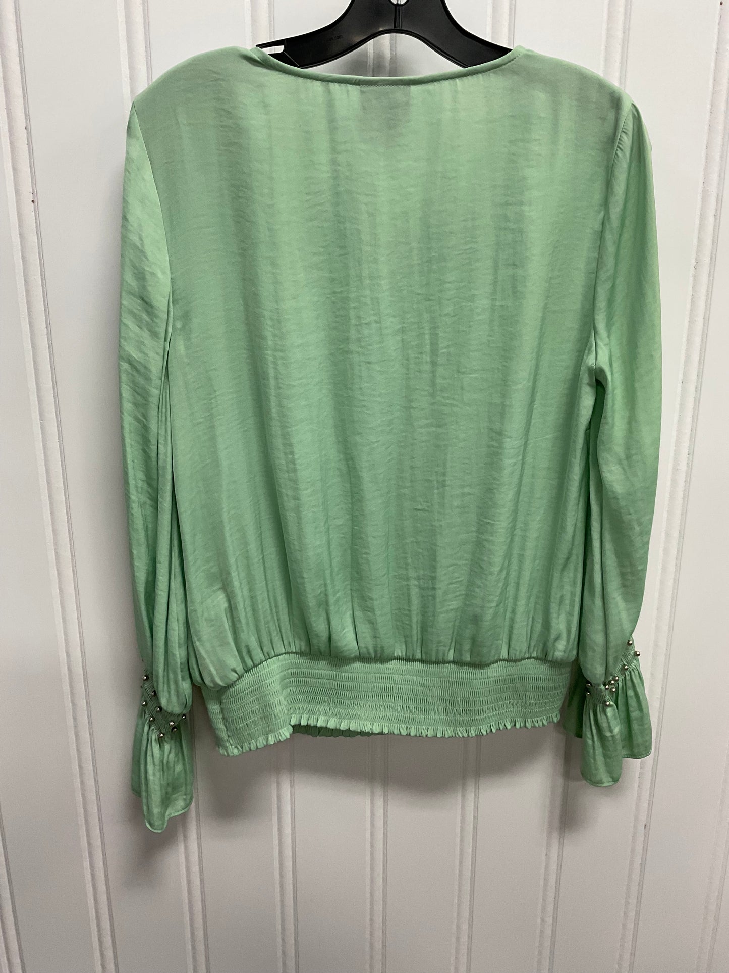 Top Long Sleeve By Jm Collections In Green, Size: S