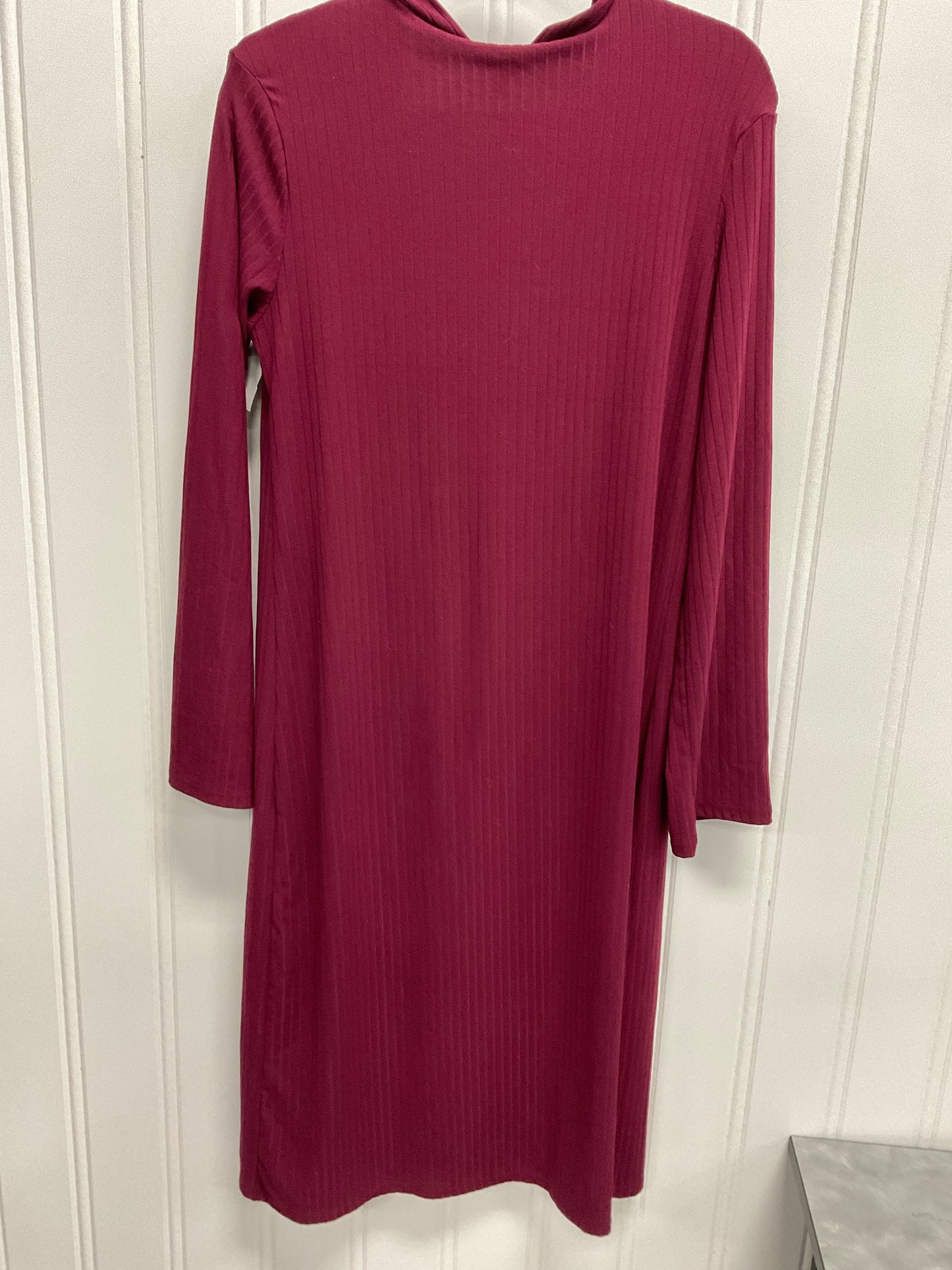 Cardigan By Clothes Mentor In Maroon, Size: L