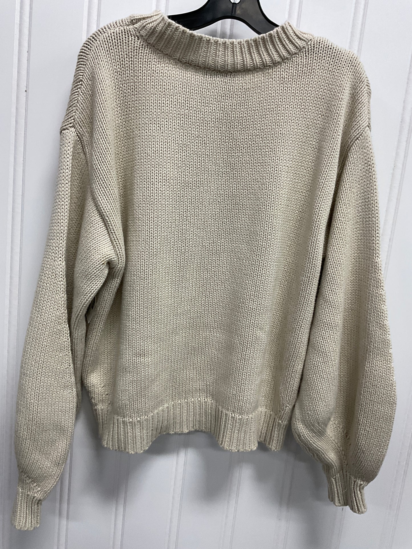 Sweater By Clothes Mentor In Beige, Size: M