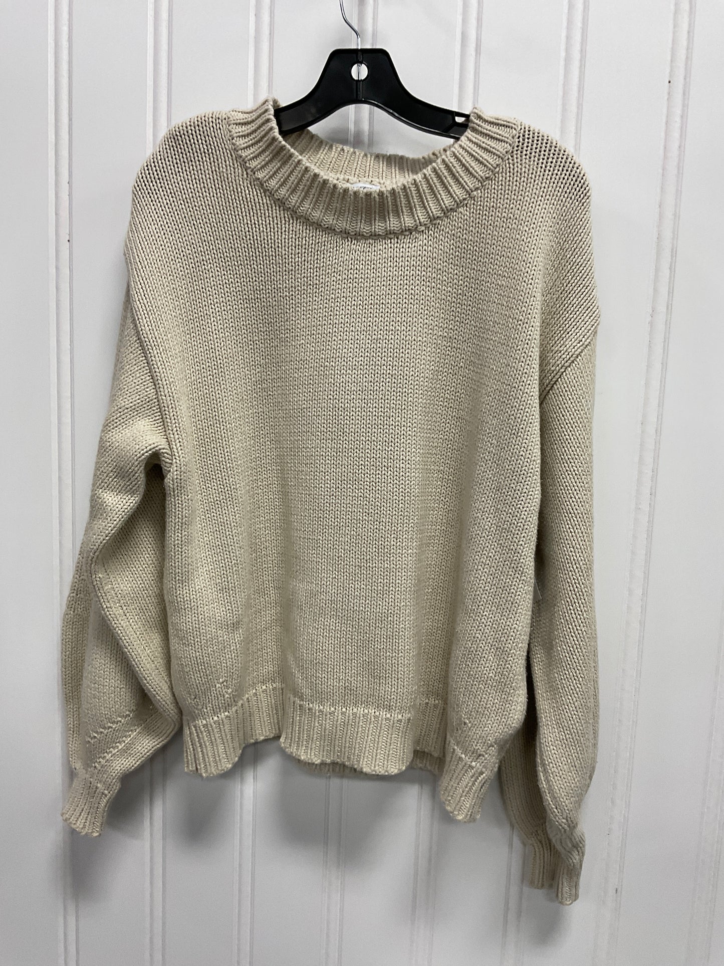 Sweater By Clothes Mentor In Beige, Size: M