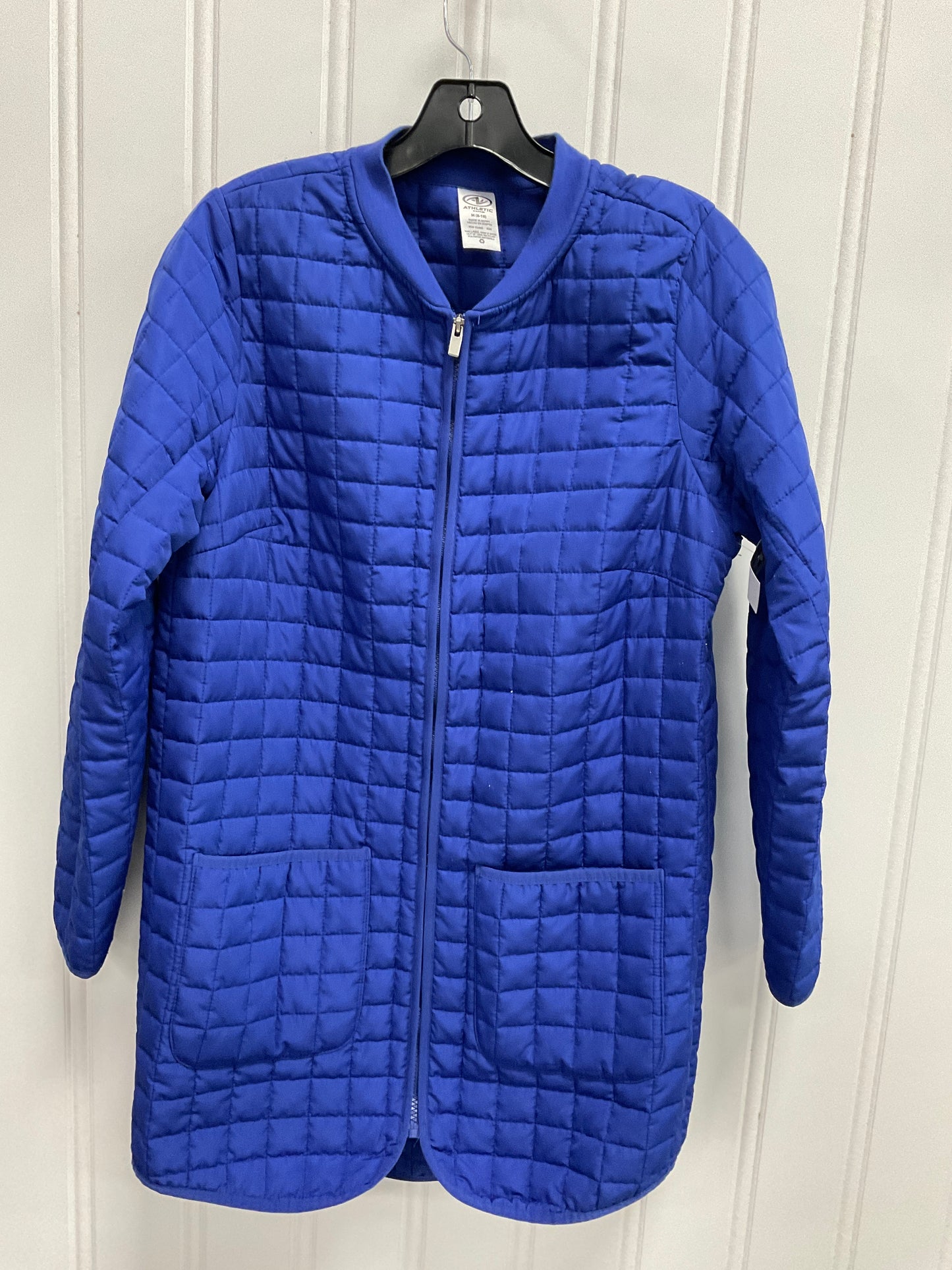 Coat Puffer & Quilted By Athletic Works In Blue, Size: M