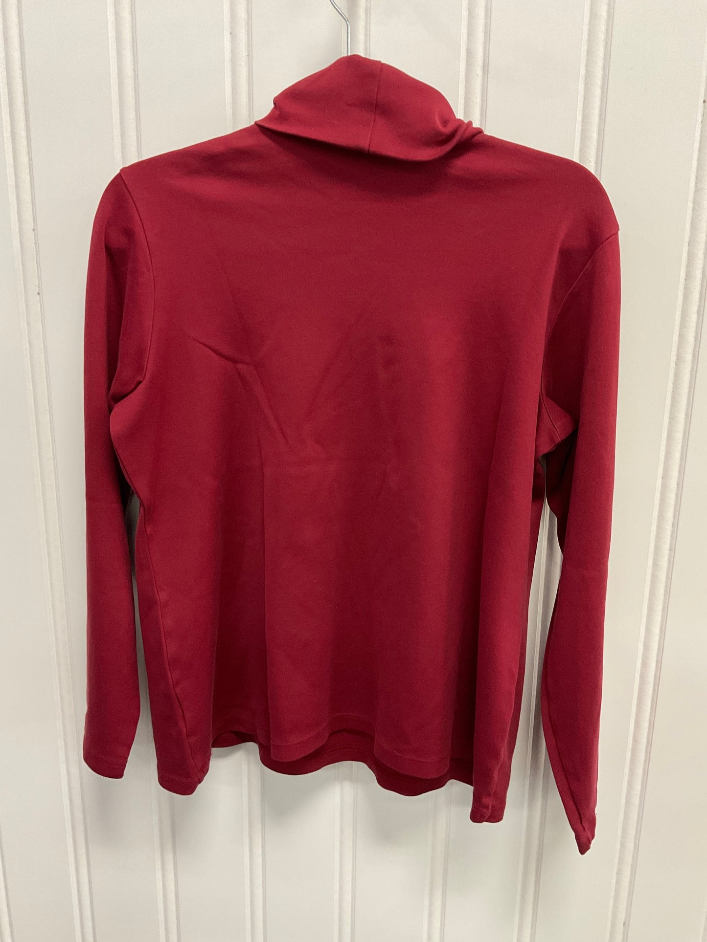 Top Long Sleeve Basic By Orvis In Maroon, Size: L