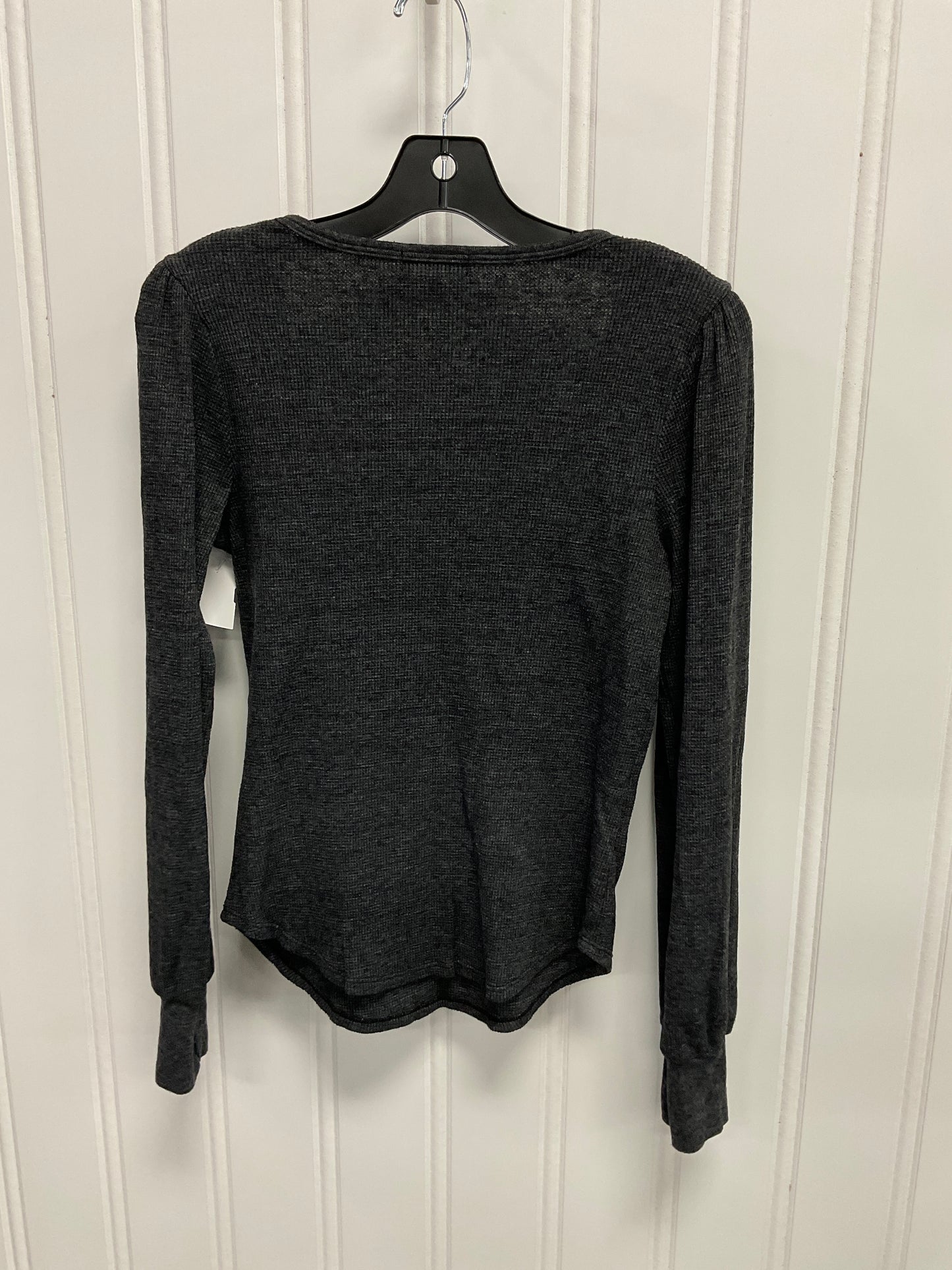 Top Long Sleeve Basic By Michael Stars In Grey, Size: S