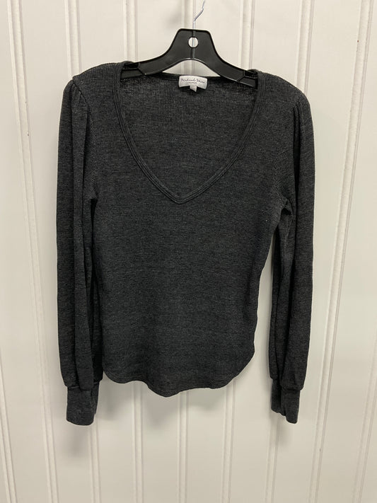 Top Long Sleeve Basic By Michael Stars In Grey, Size: S