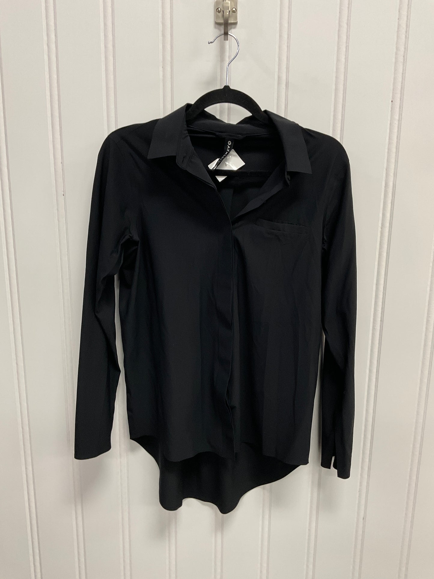 Top Long Sleeve By Athleta In Black, Size: Xs