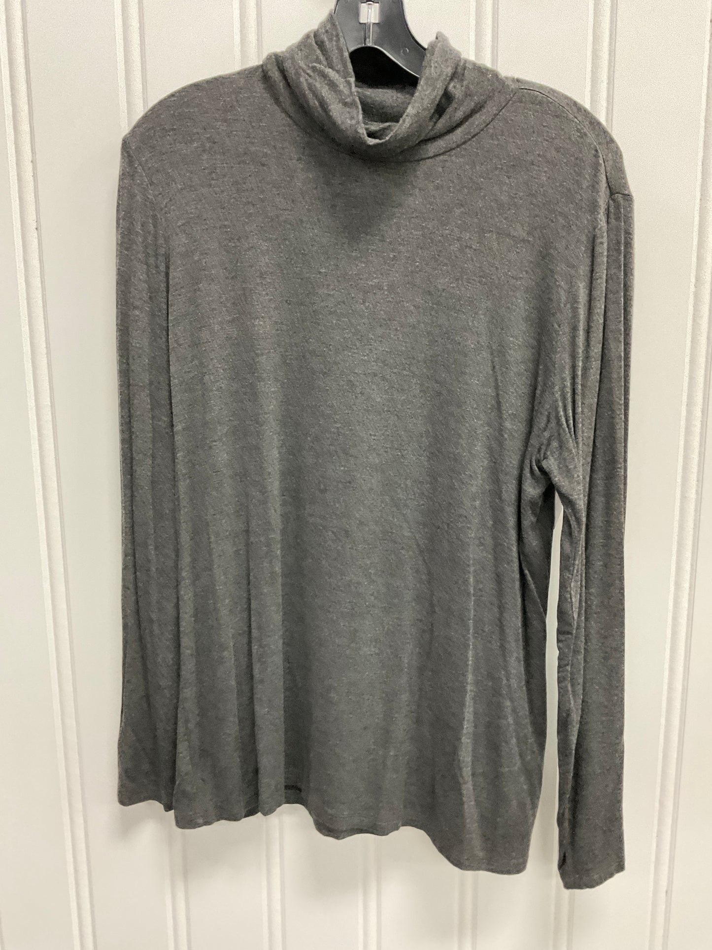 Top Long Sleeve Basic By Style And Company In Grey, Size: Xl