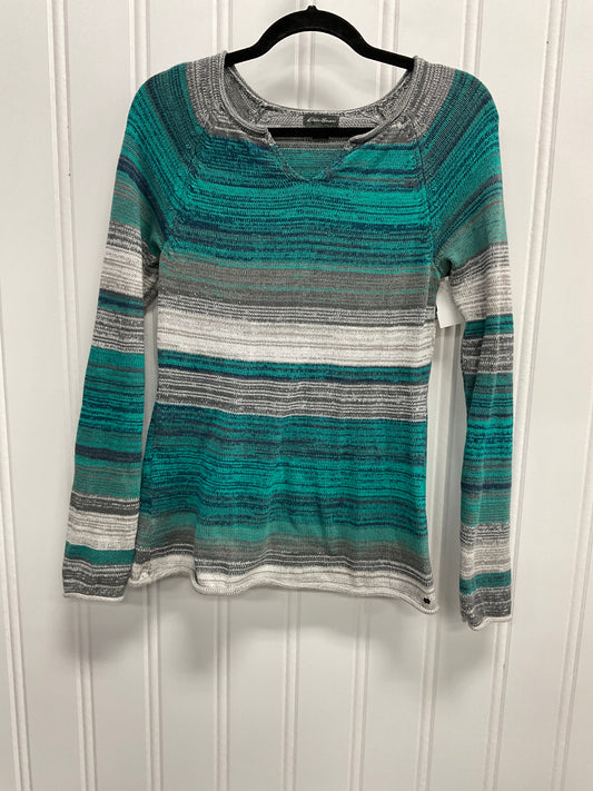 Sweater By Eddie Bauer In Blue & Grey, Size: Xs