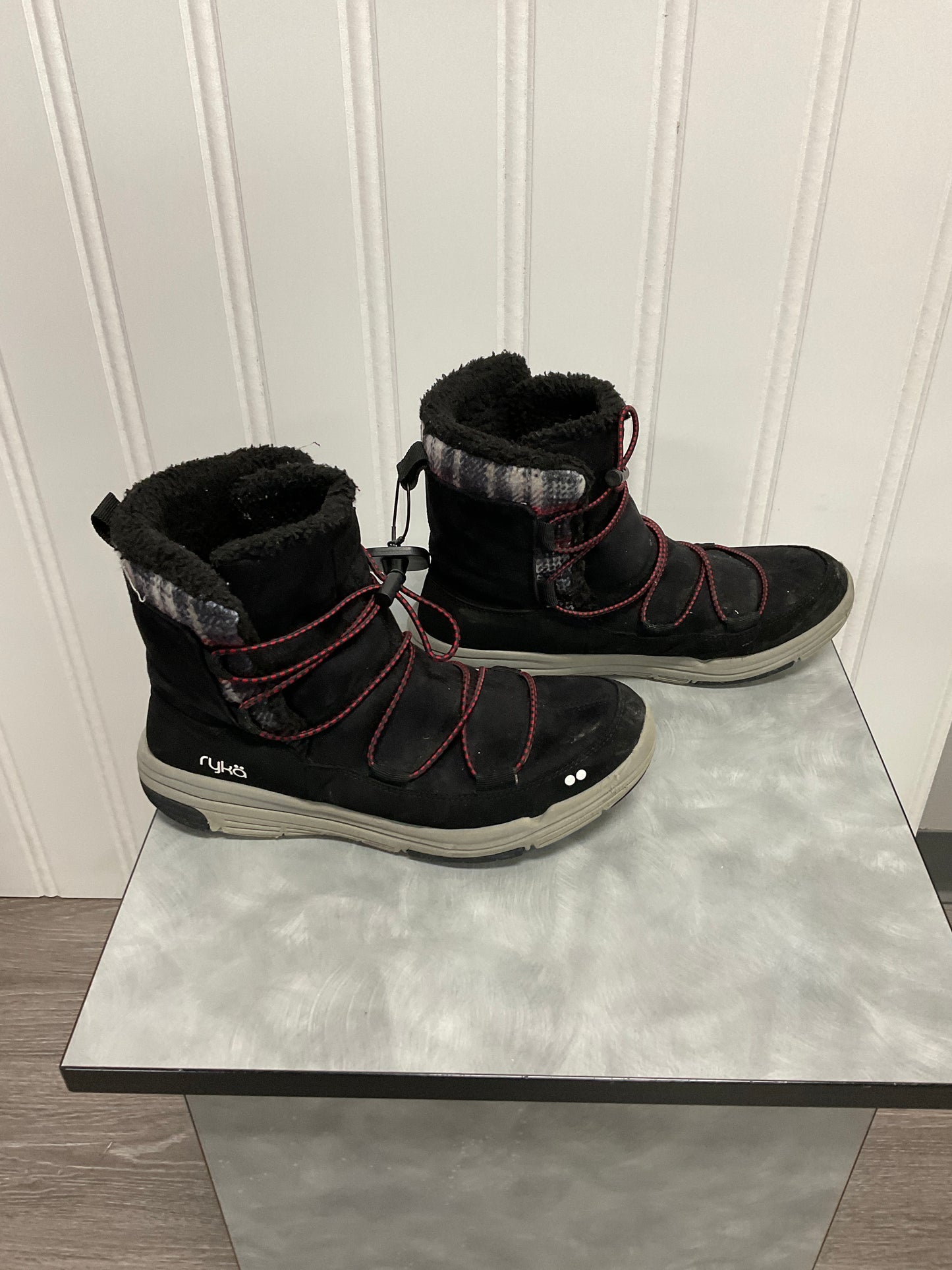 Boots Snow By Ryka In Black, Size: 9.5