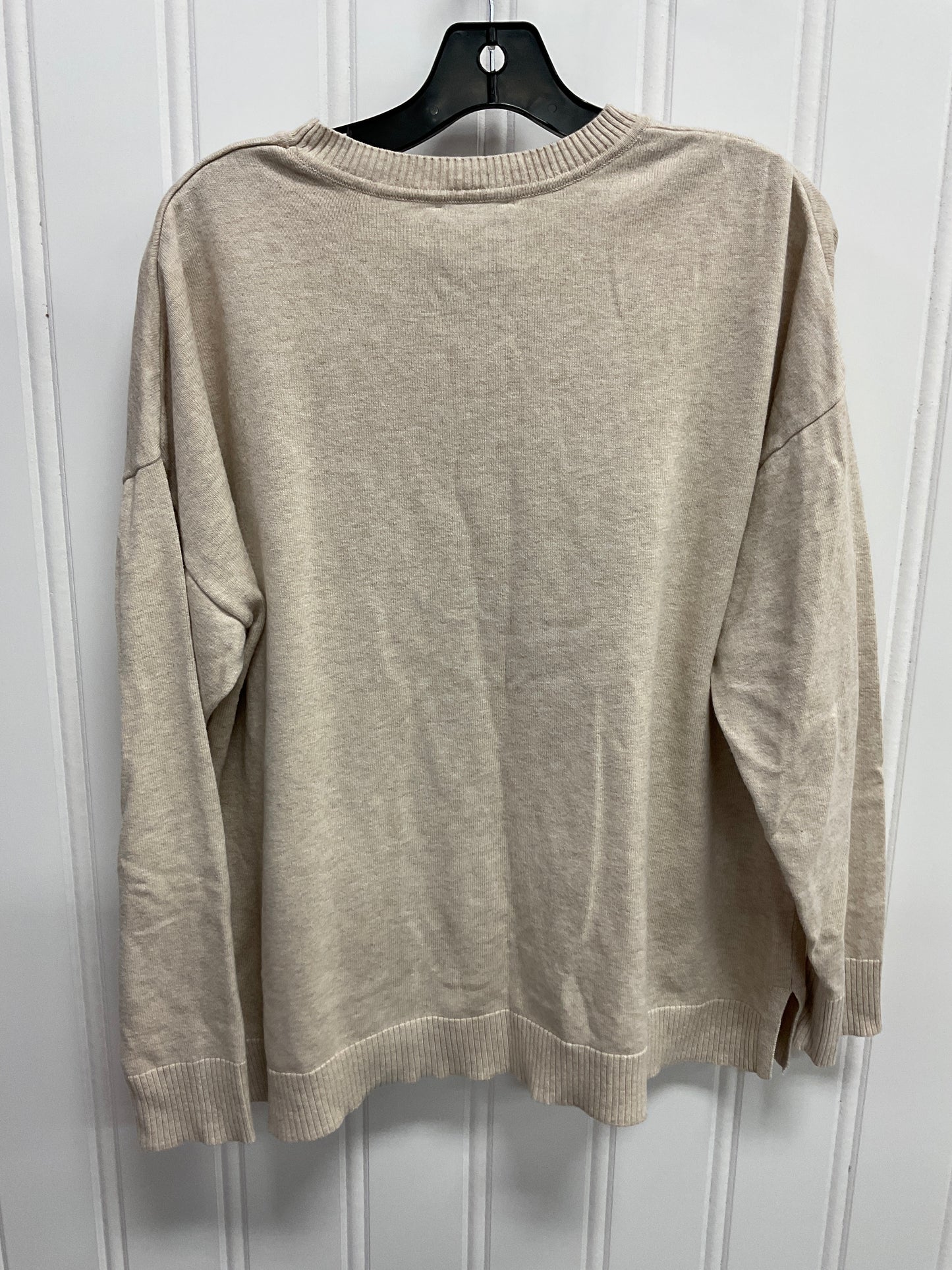 Sweater By Isaac Mizrahi Live Qvc In Beige, Size: L