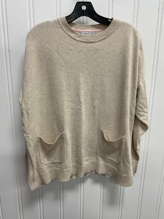 Sweater By Isaac Mizrahi Live Qvc In Beige, Size: L