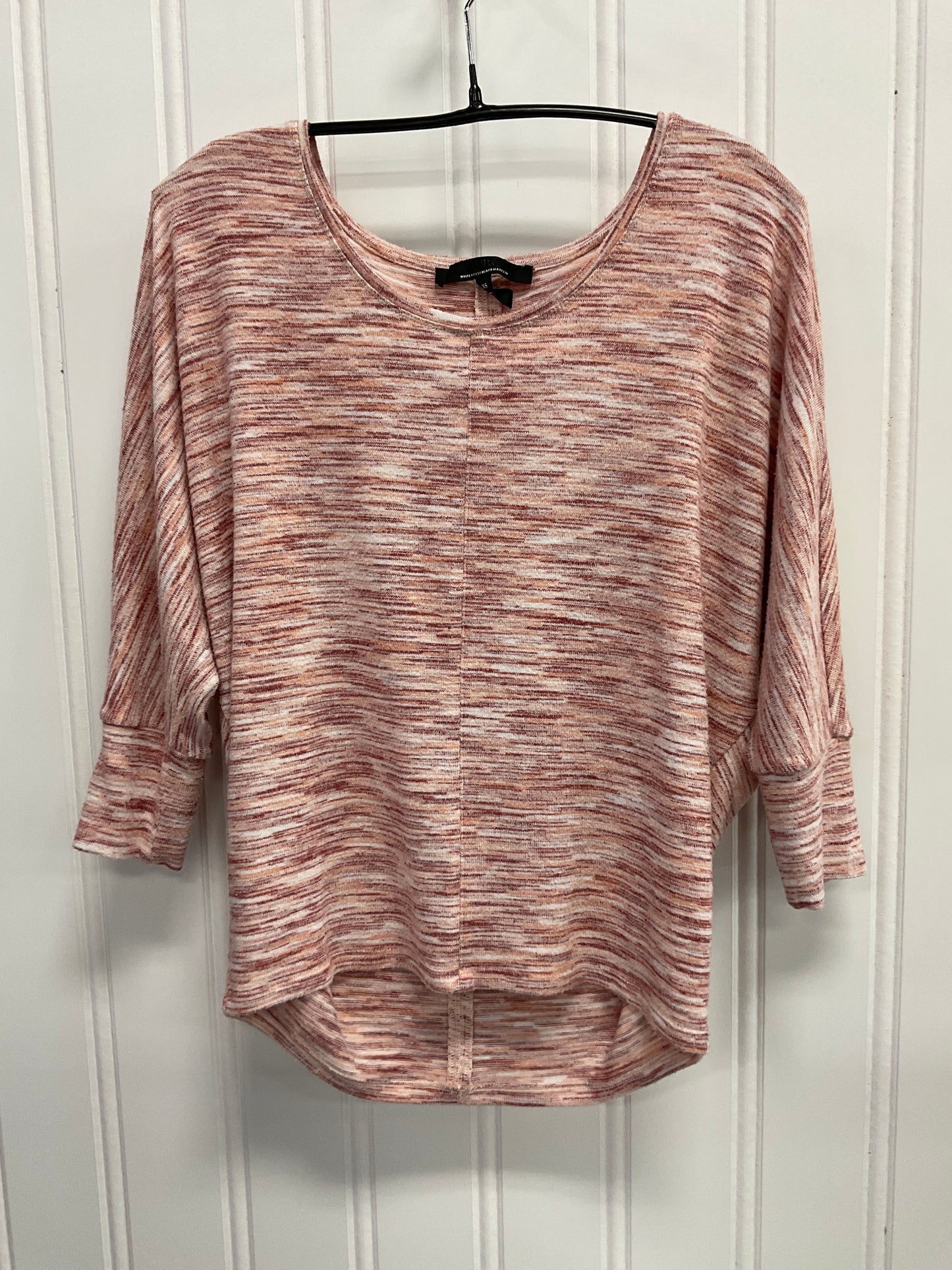 Top Long Sleeve By White House Black Market In Pink, Size: Xs