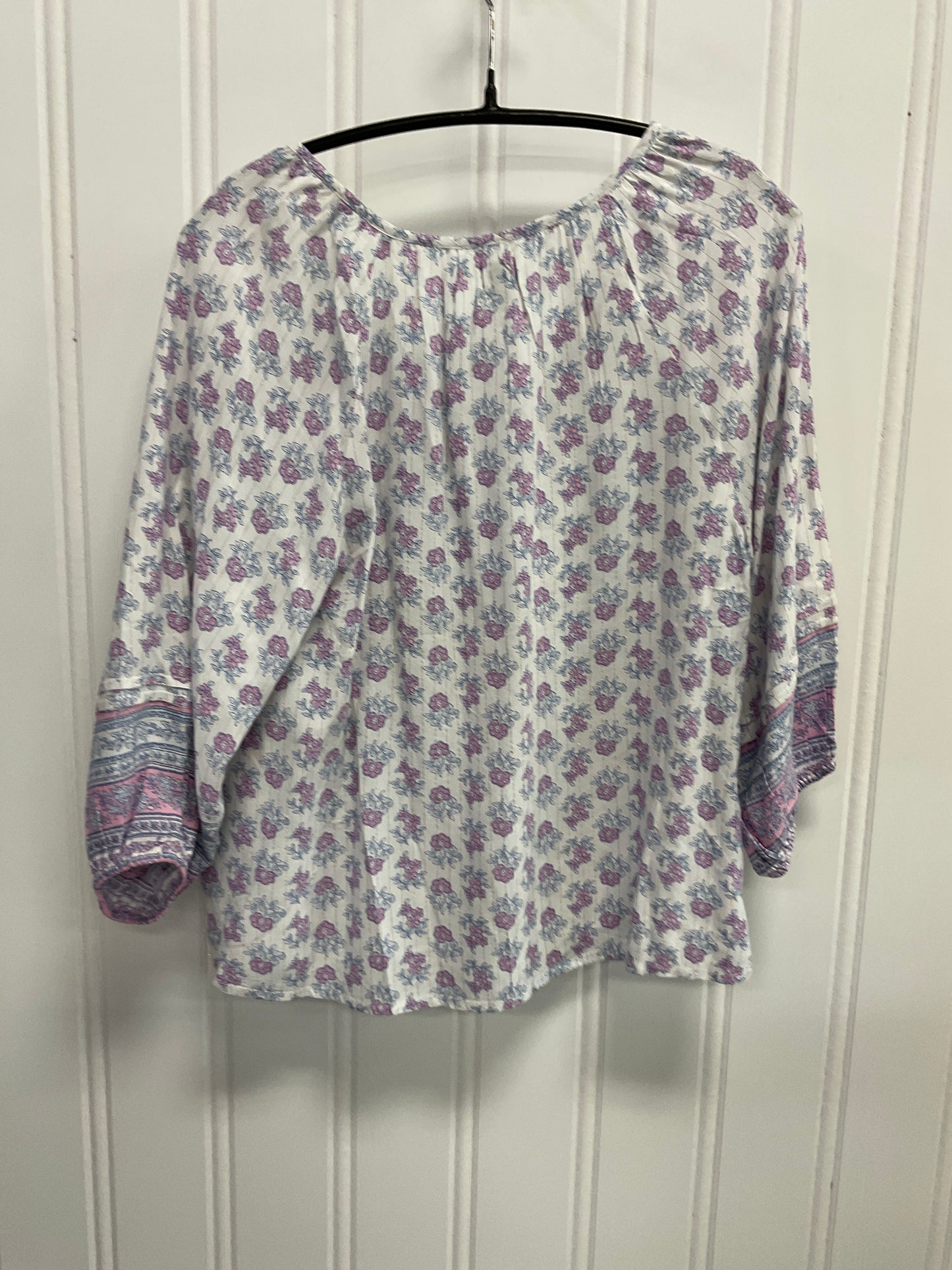 Top Long Sleeve By Wonderly In Floral Print, Size: Sp