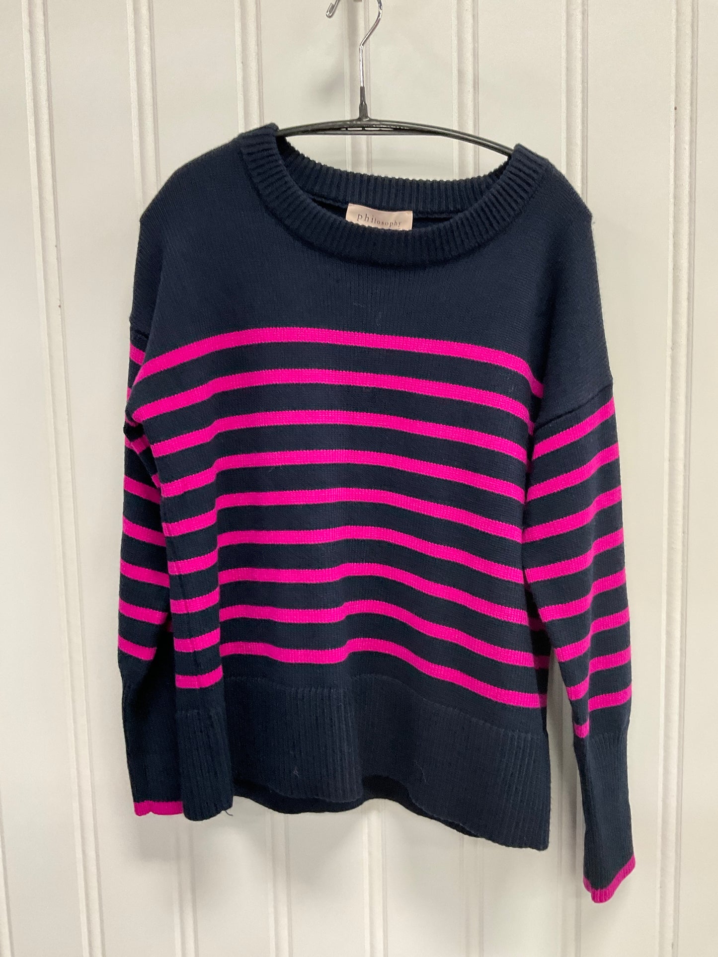 Sweater By Philosophy In Blue & Pink, Size: Sp