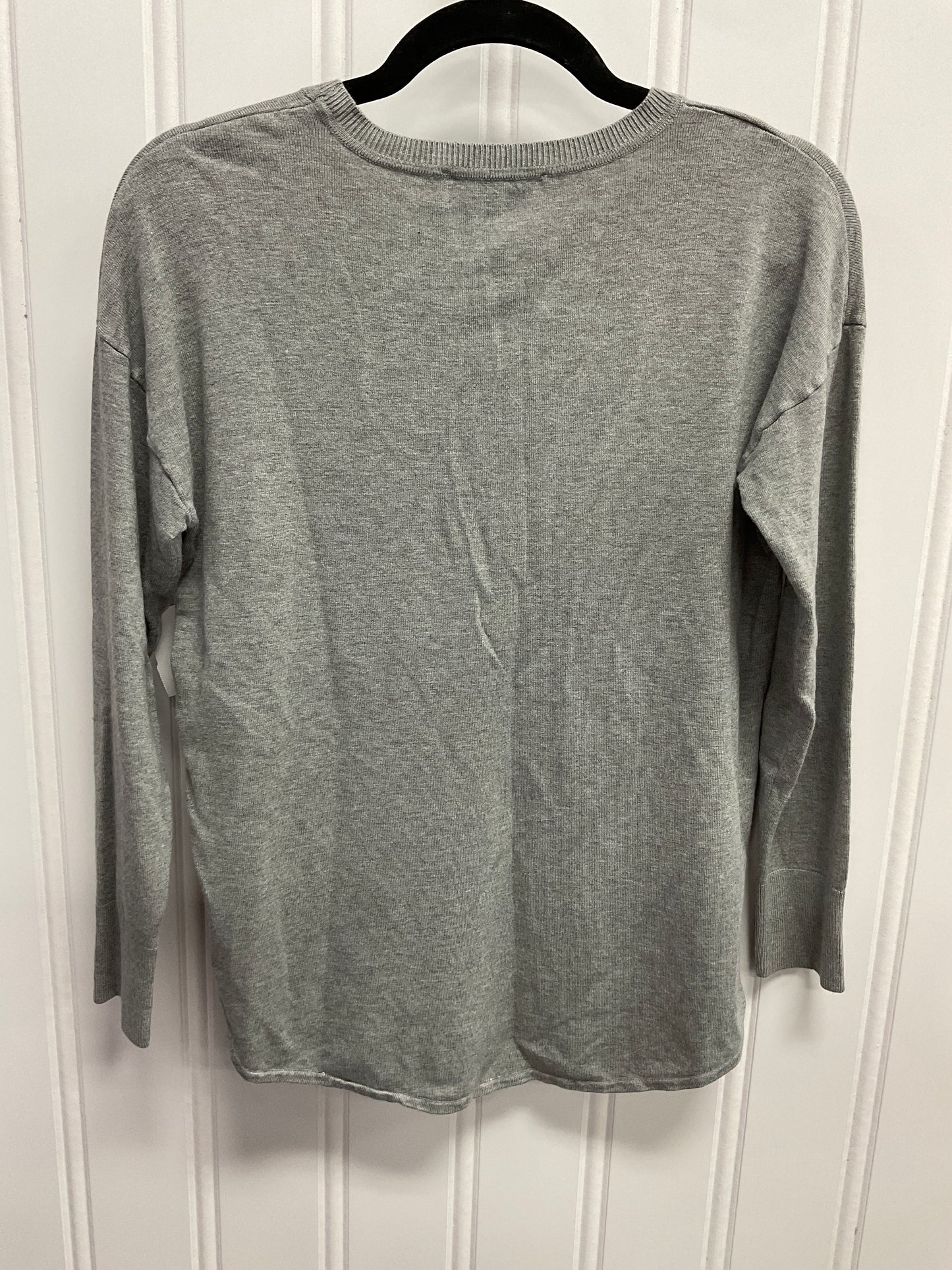 Top Long Sleeve By Ellen Tracy In Grey, Size: S