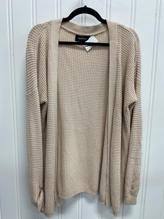 Cardigan By Minkpink In Beige, Size: L