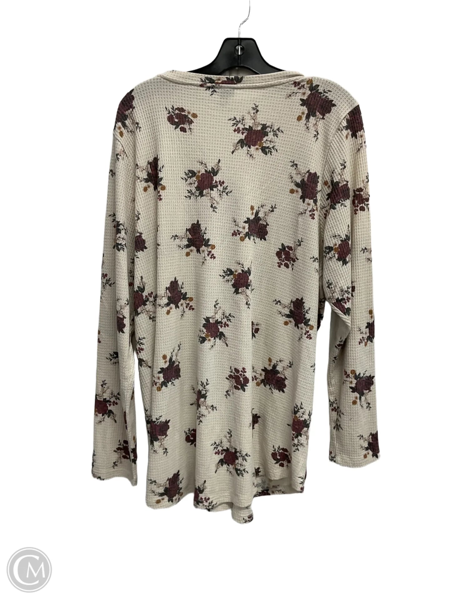 Top Long Sleeve By Torrid In Floral Print, Size: 4x