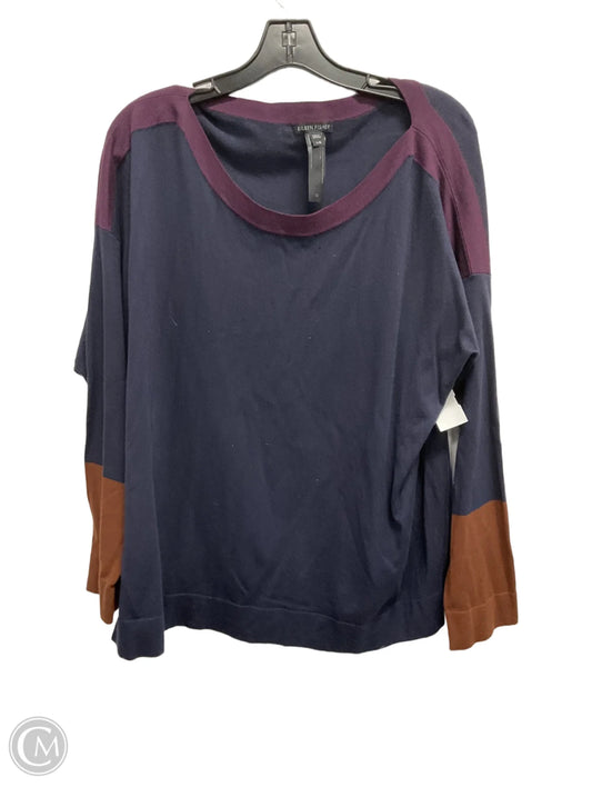 Top Long Sleeve By Eileen Fisher In Multi-colored, Size: L