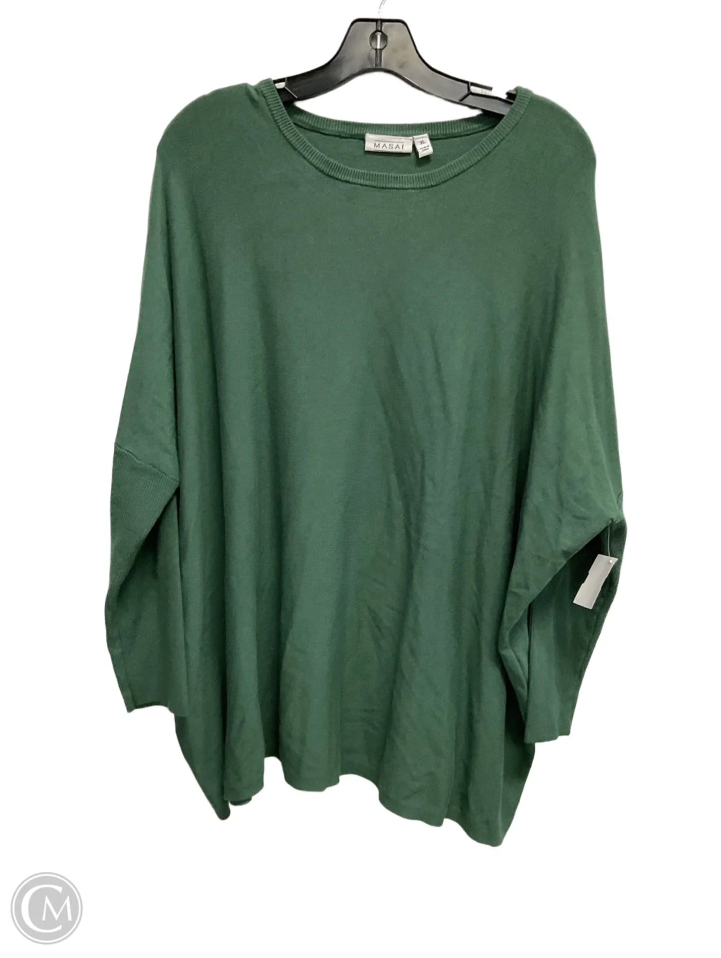 Top Long Sleeve By Clothes Mentor In Green, Size: Xl