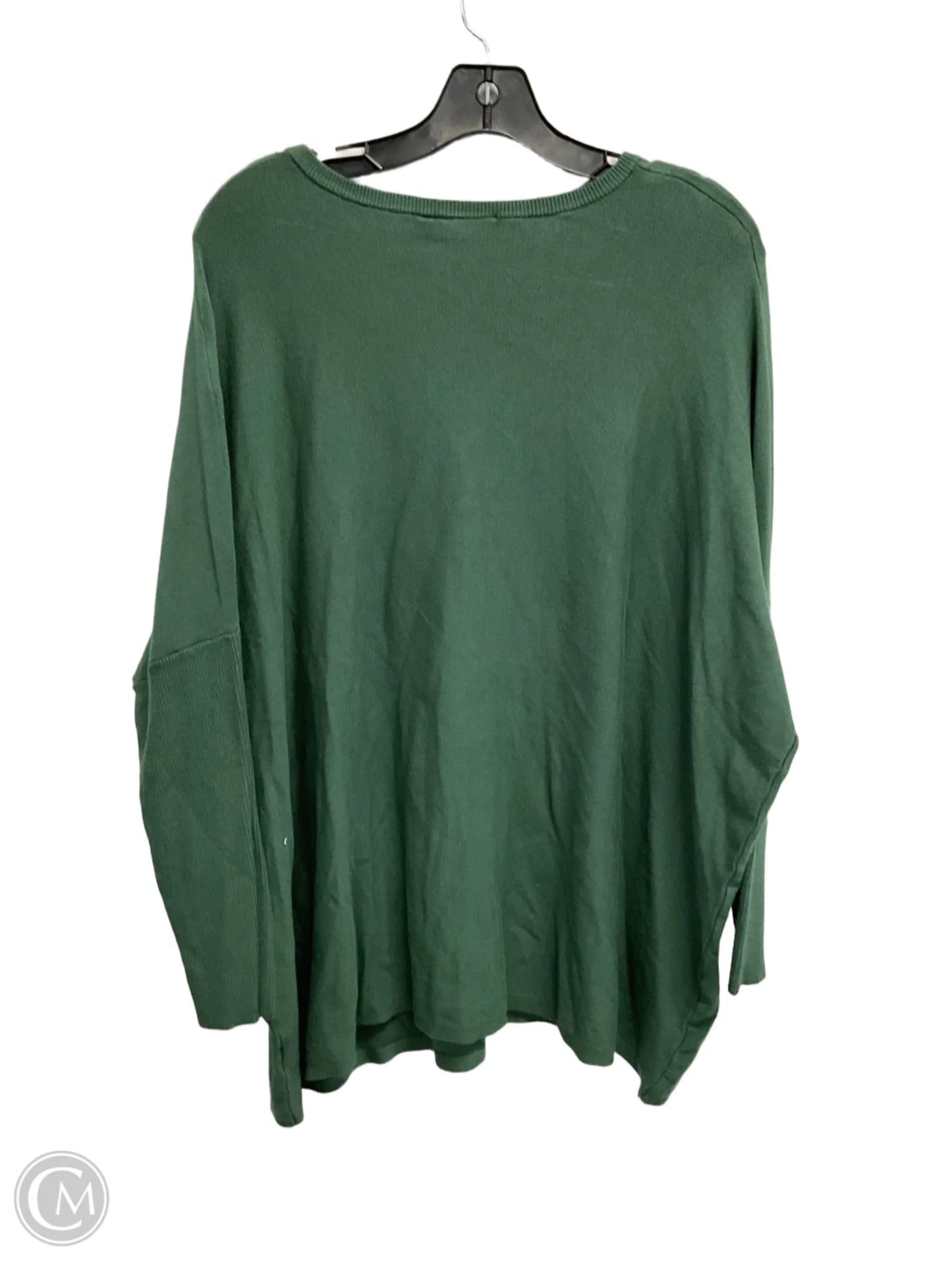 Top Long Sleeve By Clothes Mentor In Green, Size: Xl