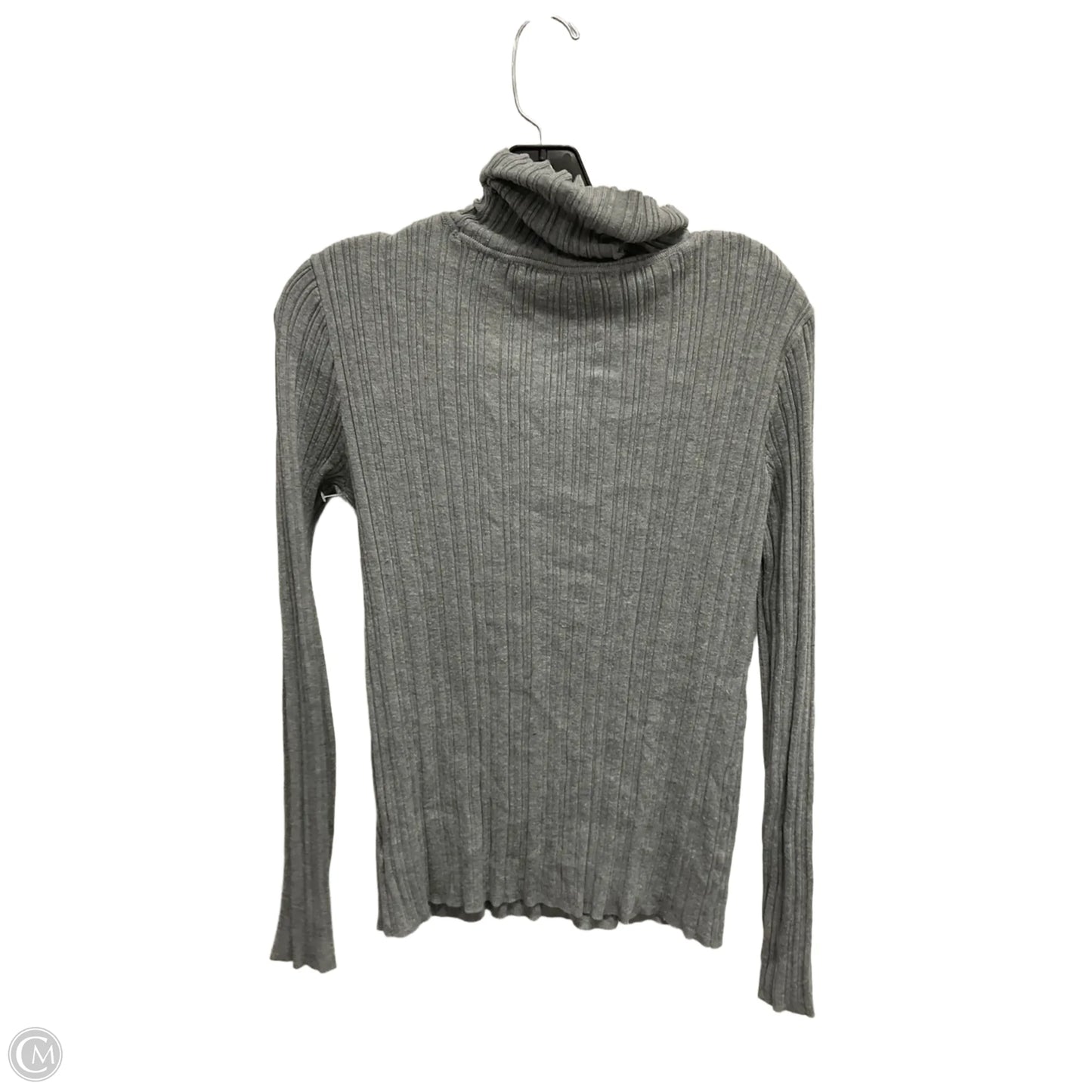 Top Long Sleeve Basic By Time And Tru In Grey, Size: M