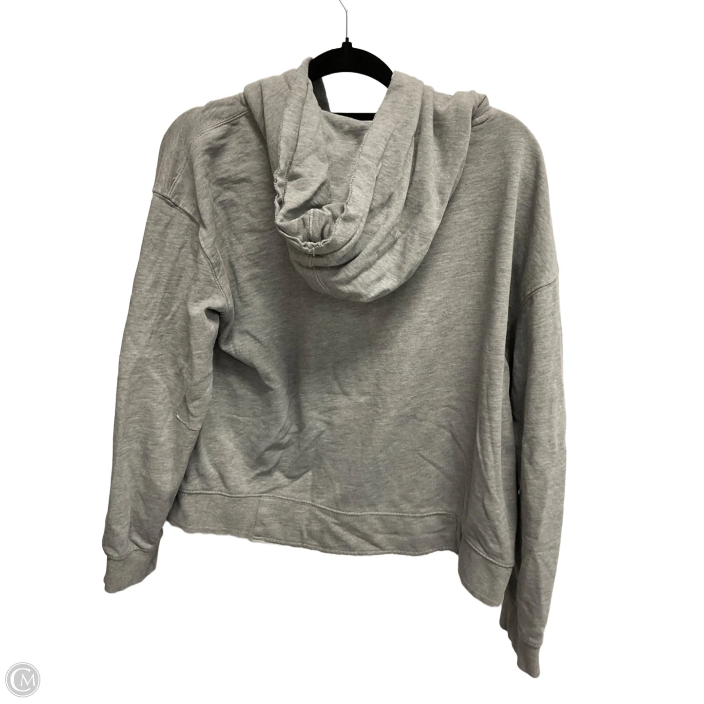 Sweatshirt Hoodie By Free People In Grey, Size: M