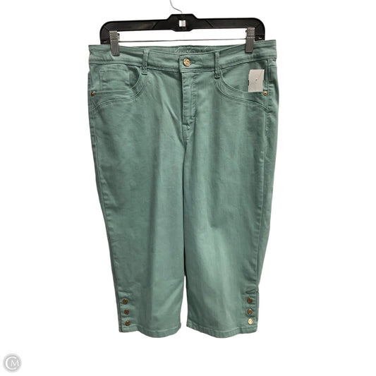 Capris By Gloria Vanderbilt In Blue, Size: 10