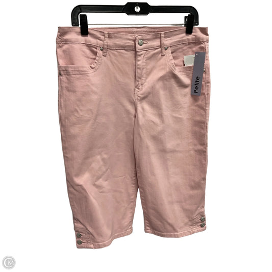 Capris By Gloria Vanderbilt In Pink, Size: 10p