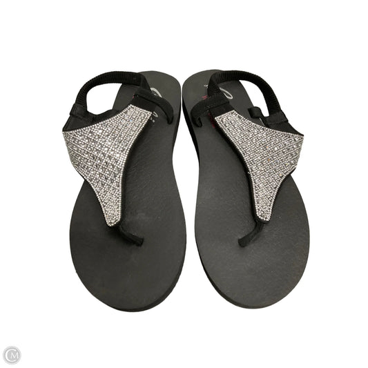 Sandals Flats By Skechers In Black, Size: 10