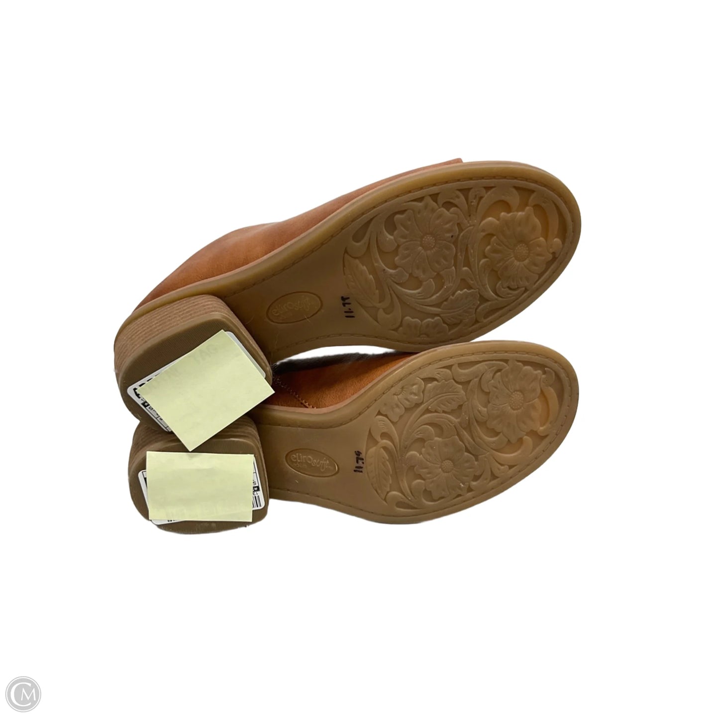 Sandals Heels Block By Sofft In Tan, Size: 6.5