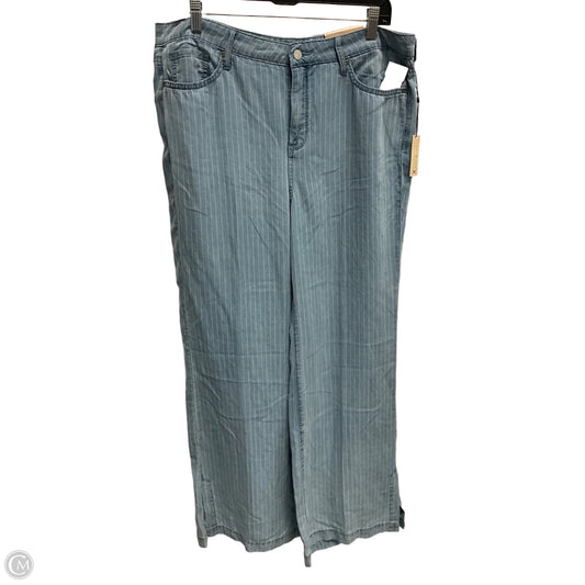 Jeans Wide Leg By Not Your Daughters Jeans In Blue, Size: 12