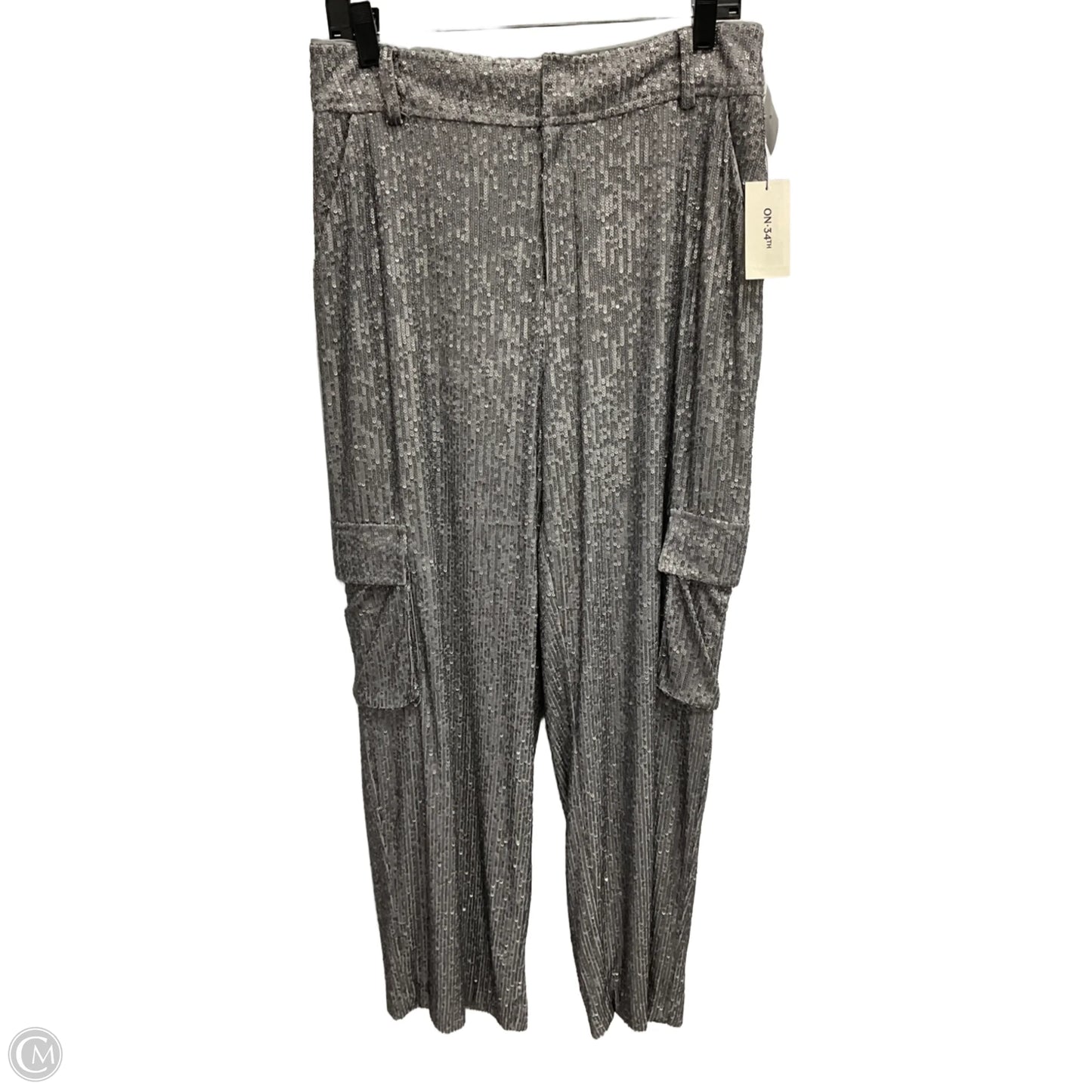 Pants Wide Leg By Cmc In Silver, Size: 6