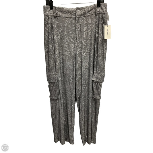 Pants Wide Leg By Cmc In Silver, Size: 6