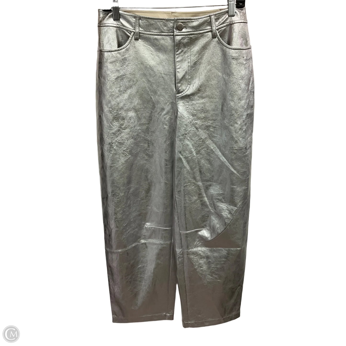 Pants Wide Leg By Cmc In Silver, Size: 6