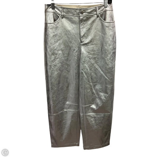 Pants Wide Leg By Cmc In Silver, Size: 6