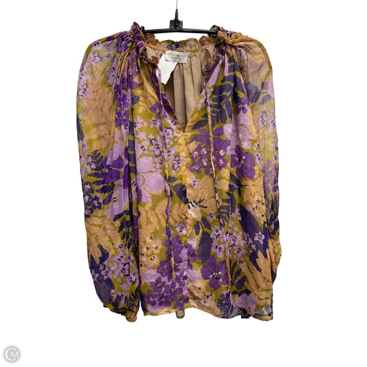 Blouse Long Sleeve By Dress Forum In Floral Print, Size: L