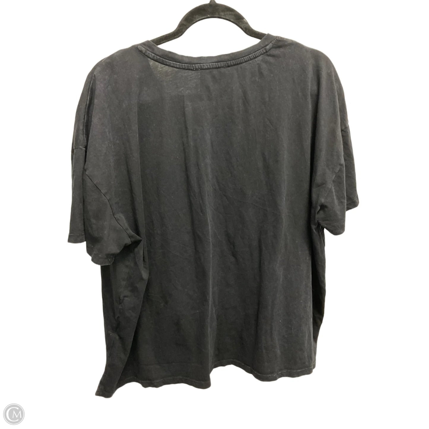 Top Short Sleeve Basic By Maurices In Black & Green, Size: Xxl