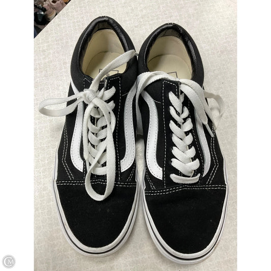 Shoes Sneakers By Vans In Black, Size: 6.5