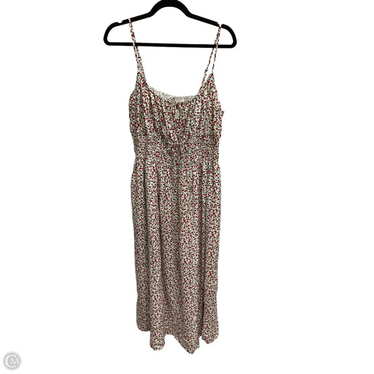 Dress Casual Maxi By Abercrombie And Fitch In Floral Print, Size: Xlp