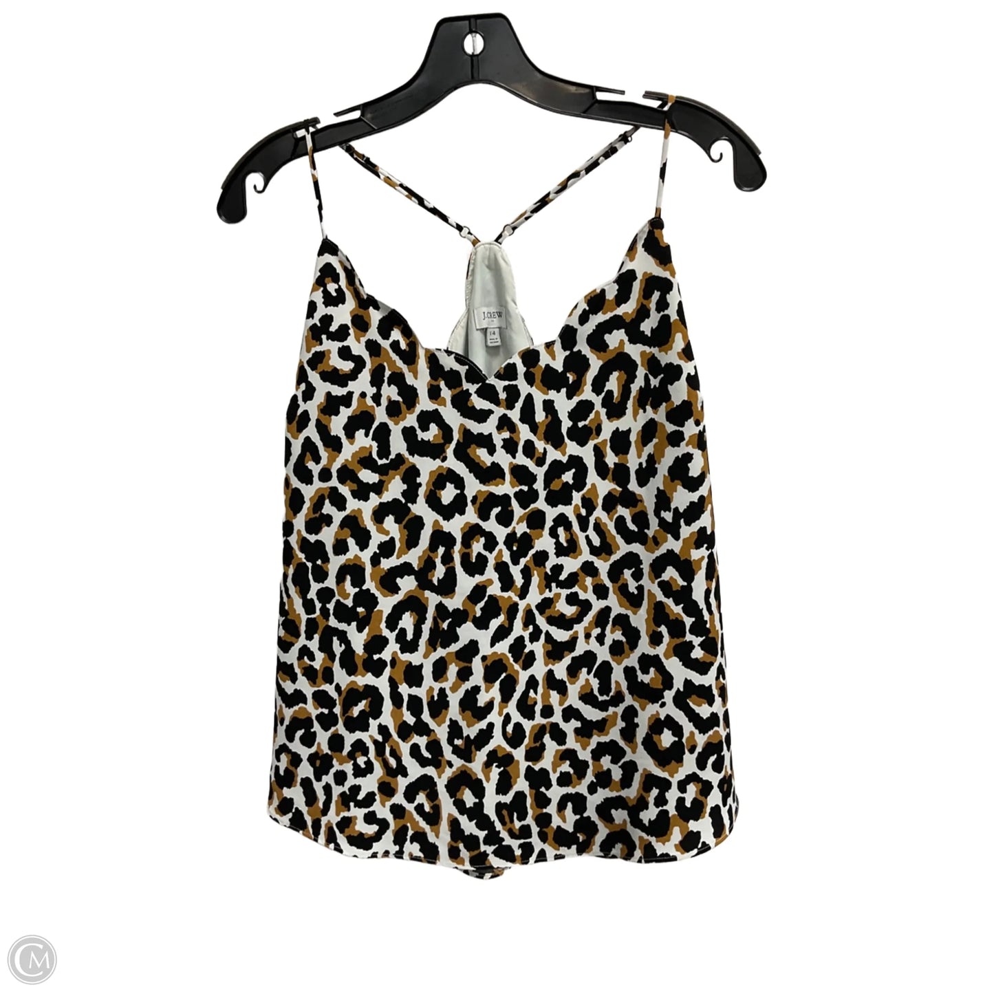 Top Cami By J. Crew In Animal Print, Size: L