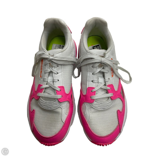 Shoes Athletic By Adidas In Pink & White, Size: 6.5