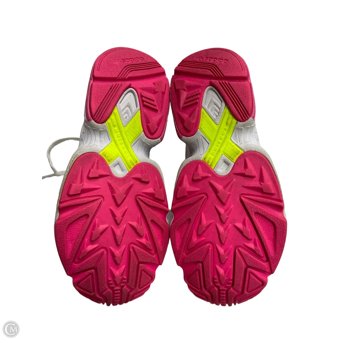 Shoes Athletic By Adidas In Pink & White, Size: 6.5