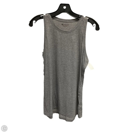 Top Sleeveless Basic By Athleta In Grey, Size: S
